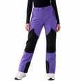 thumbnail image 2 of Kids Unisex Snow Pants Waterproof Fleece Lined Insulated Ski Trousers with Zipper Pockets for Winter Outdoor Sports, 4-12Y, 2 of 9