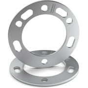 White Knight 606-2 4 and 5-Lug Wheel Spacer, Aluminum, 2-Pack