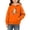 Orange, variant on BLTIBY Girls Boys Halloween Hoodie Sweatshirts Casual Pullover Pumpkin Cute Graphic Fleece Tops Stylish for Casual Daily Wear with Pockets White 6 7-8 Years