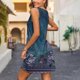 thumbnail image 5 of Vestido sin Mangas para Mujeres con Cuello en V con Bolsillo, Vestido Casual de Toda la Temporada para Diario Y Viajes, 5 of 7