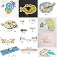 thumbnail image 3 of Tablero ocupado Montessori para niños piezas de bricolaje juguetes de madera entrenamiento de habilidades diarias bloqueo tablero de actividades accesorios para niños pequeños de 1 año, 3 of 5