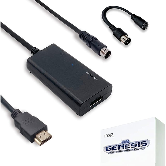 Cable HDMI para Sega Genesis Modelo 1/2/3, Sega CD, Sega CDX LEVELHIKE LEVELHIKE