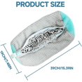 thumbnail image 4 of 2PCS Shoe Washing Machine Bag, Laundry Shoe Bag for Washer and Dryer, Reusable Shoe Cleaning Laundry Bag for Sneakers, Fits All Shoe Types & Sizes (Grey), 4 of 13