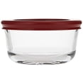 thumbnail image 2 of Anchor Hocking Récipients Classiques de Stockage de Nourriture en Verre avec Couvercles, 2 of 3