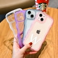 thumbnail image 5 of TIANLI Compatible with iPhone 13 Case: A-Z Initials Personalized Apple iPhone 13 Case for Girl, Kawaii Stylish Protective iPhone 13 Case for Women - Pink I, 5 of 7