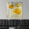 thumbnail image 3 of Great Big Canvas "Yellow Flowers II"  by Carol Black Brown Silver   Wrapped Canvas Print Wall Artwork, 3 of 7