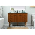 thumbnail image 2 of 48 inch single bathroom vanity in teak, 2 of 5