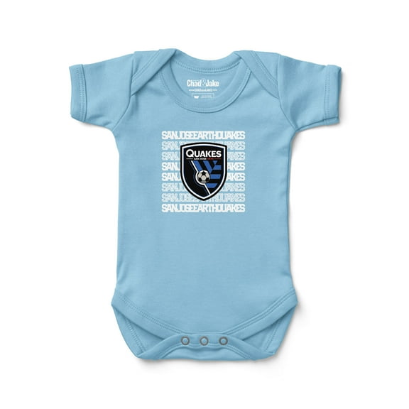 Newborn & Infant Chad & Jake Light Blue San Jose Earthquakes Retro Bodysuit