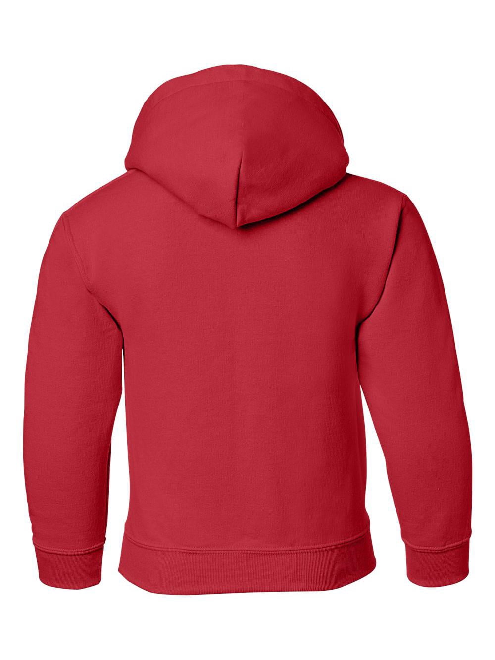 Gildan - Heavy Blend Youth Hooded Sweatshirt - 18500B - Red - Size: L