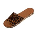 thumbnail image 2 of Zapatillas con punta abierta y plana para mujer, sandalias cómodas, informales, cómodas, para playa Wmkox8yii  hj789, 2 of 7