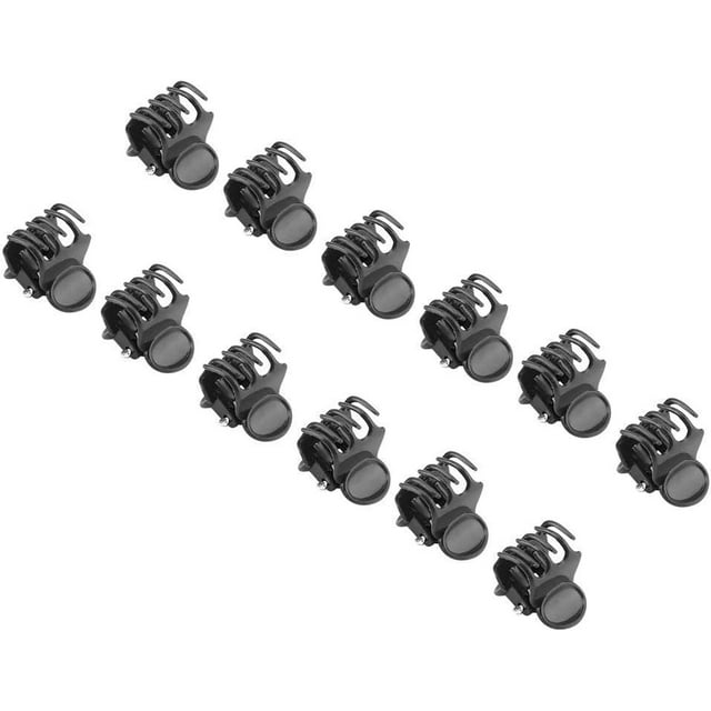 100pcs Clips de plástico para orquídeas Mini Clips de soporte para plantas Garden Grow Clips rectos Fácil de usar Abrazaderas de soporte duraderas para tallos de vides de flores de jardín TUNC Sencillez