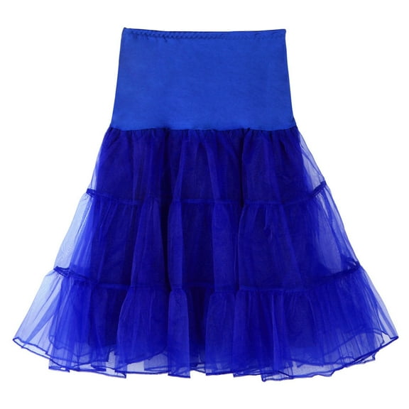 KTMKH Lady's Princess Tutu Tulle Skirt Womens Good Quality High Waist Pleated Short Skirt Adult Tutu Dancing Skirt