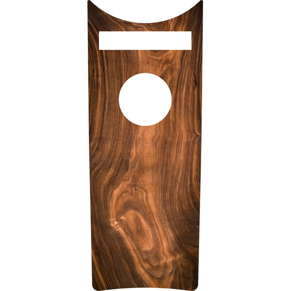 Kustom Cycle Parts Aftermarket Woodgrain Look Plastic Dash Panel Console Insert! Compatible with 2008-2023  Harley Davidson Road King Dash