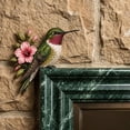thumbnail image 3 of Diceymbol 9 Inch Wooden Hummingbird Door Topper, Handcrafted Realistic Bird and Flower Corner Decor for Door Frames Shelves and Picture Frame Corners, Gift for Bird Lovers, 3 of 5