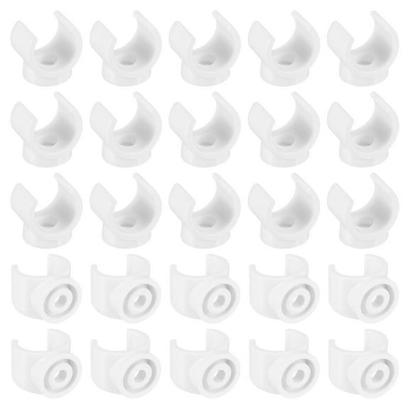 Uxcell 25 Pack PEX Clips Pipe, 3/4 Inch U Hook Pipe Hangers Clamps