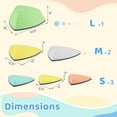 thumbnail image 3 of Costway Set of 6 Non-Slip Balance Stones with Storage Bag for Motor Skills, Strength, 3 of 10