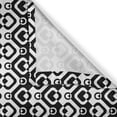 thumbnail image 6 of Ambesonne Geometric Valance & Curtain, Abstract Chevron Zigzag, 55"x36", Black and White, 6 of 6