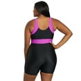 thumbnail image 6 of Sporti Sporti Plus Size Textured Chlorine Resistant One Piece, High Cut, Soft Cup (Women’s Plus), 6 of 10