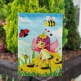 thumbnail image 3 of America Forever Summer Fairy Garden Flag - Sunflower Ladybugs Bee Fairy - Magical Fantasy Fairy Tales Spring Summer Seasonal Yard Outdoor Decorative Double Sided Flag - 12.5 x 18 Inch, 3 of 5