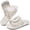 White, variant on Ecetana Womens Fuzzy Memory Foam House Slippers Open Toe Slip On Indoor Shoes