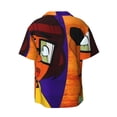 thumbnail image 6 of Lsque Scooby-Doo print Men's Cuban Collar Short Sleeve Shirt Summer Beachwear Casual Button Down Fashionable Vacation Leisure Shirt-XX-Large, 6 of 7