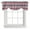 Navy Blue, Red, Grey, variant on Tie Up Valances for Windows, Blue Brown Striped Adjustable Valance Curtains Window Treatment for Living Room, Farmhouse Stripes Modern Abstract Art Rod Pocket Kitchen Curtains & Drapes 42x12 Inch