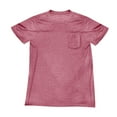 thumbnail image 2 of Ketyyh-chn99 T Shirts for Men Summer Outfits Relaxed Fit Short Sleeve Flowy Tunic Tops for Men Hot Pink,XL, 2 of 4