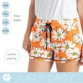 thumbnail image 2 of Hello Mello Signature Soft Pajama Lounge Shorts Bottoms, Lazy Daisy X-Large/XX-Large (Women's), 2 of 7