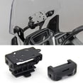 thumbnail image 1 of soporte para universal de 12 mm para motocicleta, soporte para licencia de , soporte para teléfono, soporte de navegación para para , negro Cola  Soporte de placa de navegación, 1 of 7