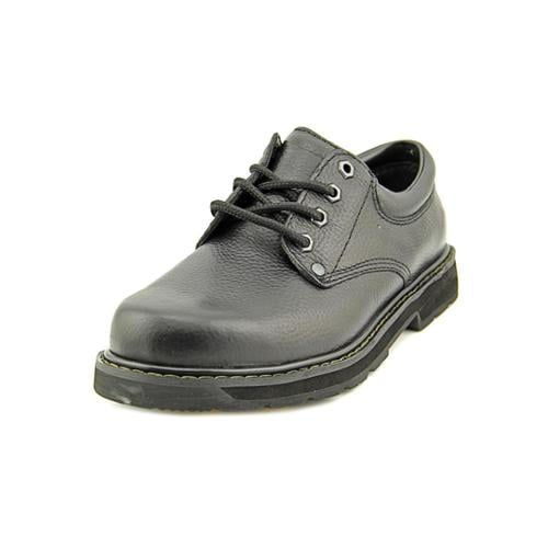 mens black work shoes uk
