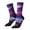 2 Black-2, variant on Purple Moon Tree Night Sky Crew Socks for Men & Women, Breathable Casual Athletic Ankle Socks