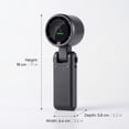 thumbnail image 7 of MDHAND Portable Handheld Fan, Foldable with Lanyard, Rechargeable, 3 Speeds, for Outdoor Travel,Green, 7 of 7