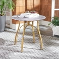 thumbnail image 2 of SAFAVIEH Kylie Outdoor Patio Rattan Table, Grey/White, 2 of 8