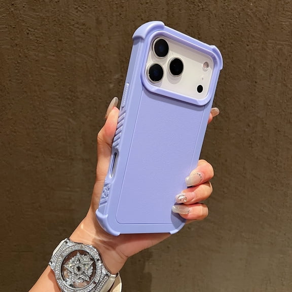 Allytechgroup Anti-Scratch Hard Shell Rugged Cell Phone Case with Protective Case Cover for Apple iPhone 17 Pro Max, Purple
