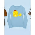thumbnail image 3 of Cute Chickens Long Sleeve Toddler -Image by Shutterstock,  4 Toddler, 3 of 4