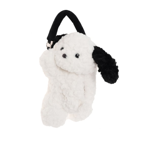 Decorative Plush Dog Tissue Dispenser Bathroom Tissue Box Paper Towel Holder for Living Room Or Bathroom