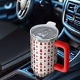 thumbnail image 6 of Christmas 40oz Tumbler– Stainless Steel Insulated Tumbler with Handle and Straw, Large Capacity Travel Cup for Hot & Cold Drinks, 6 of 7