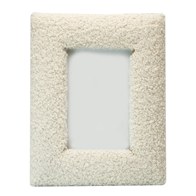 simhoa Decorative Photo Frame Desktop Picture Frame for Living Room Entrance Office White