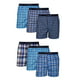 image 0 of Hanes Men's Value Pack Woven Boxers, 6 Pack