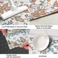 thumbnail image 3 of White Pioneer Flower and Paisley Pattern Kitchen Rug Mat,Kitchen Runner Rugs Non Skid Washable,Decorative Kitchen Floor Mats for Kitchen,Sink,Laundry,17"X47", 3 of 5