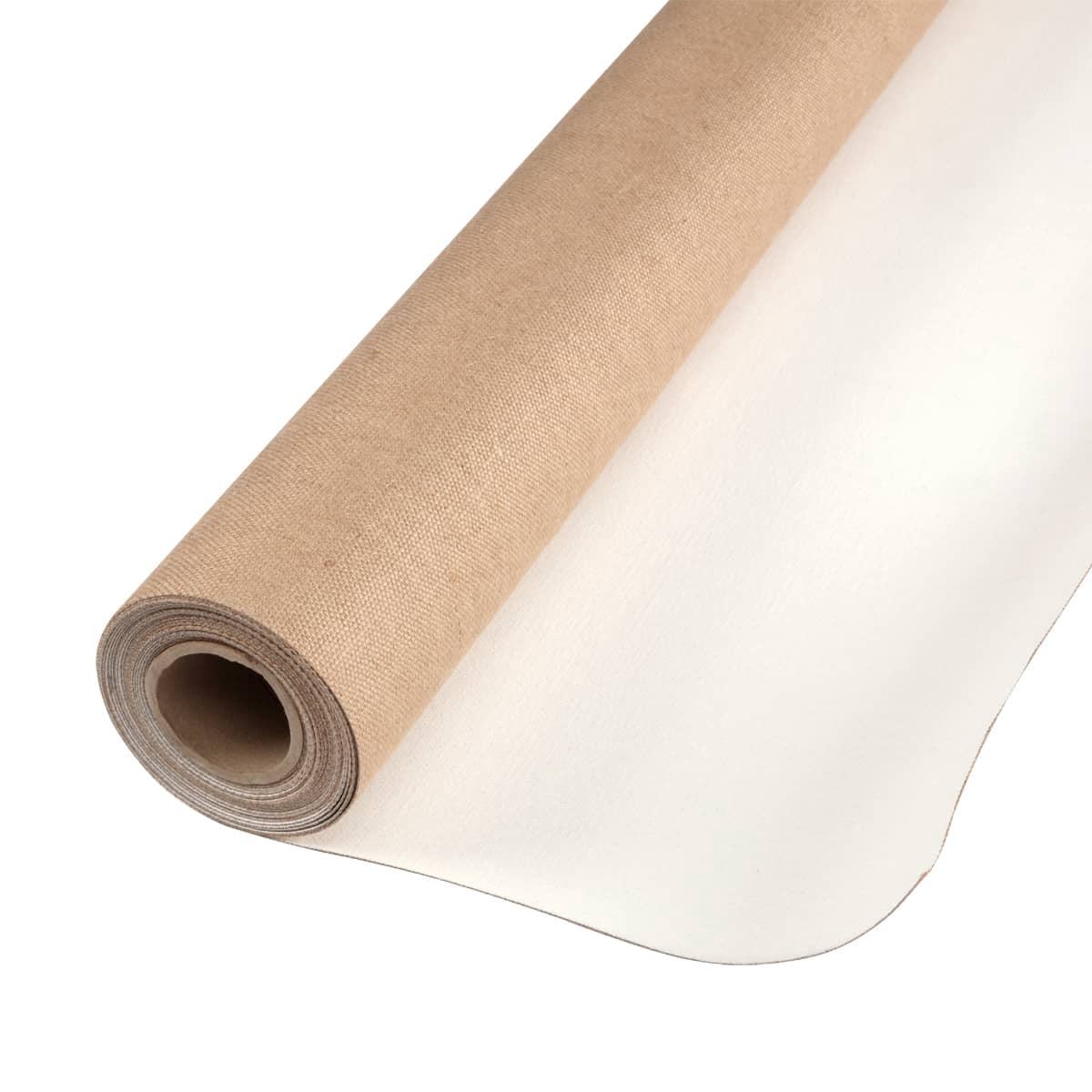 Vista Jute Oil-Primed Canvas Roll, 60" x 6 Yards, Jute Woven Rolls for Painting, Extra-Coarse Texture, DIY Canvases, 16.52 oz Double-Primed, for Oils, Acrylics, Mixed Media Techniques