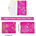 thumbnail image 5 of 10 Pcs Silk Jewelry Pouch with Zipper 4"×5" Chinese Silk Pouches Travel Jewelry Pouch Small Zippered Jewelry Pouches Asian Jewelry Pouch for Traveling Jewelry Wedding Gift Package 1Set, 5 of 6