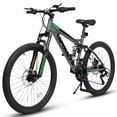 Kojooin Mountain Bikes For Mens Womens, 24" Mountain Bike, 21Speed