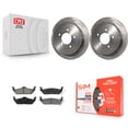 thumbnail image 1 of Transit Auto Rear Disc Brake Rotors and Semi-Metallic Pads Kit for Car 2004 Ford F-150 with 5 Lug Wheels 11th Digit Of Vin Is C K8S-102258, 1 of 11