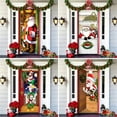 thumbnail image 4 of Zeiwohndc Festival Door Decoration Polyester Fabric Christmas Party Background Wall Hanging Art, 4 of 11