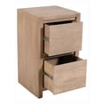 thumbnail image 4 of Argyle 2-Drawer File Cabinet Modern Light Ash Ivory Finish Reclaimed Solid Wood, 4 of 5