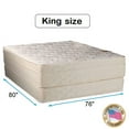 thumbnail image 6 of DS USA Beverly Hills Firm Pillowtop Foam Encased King Size Mattress Set with Bed Frame Included - Orthopedic Type, Longlasting Comfort by Dream Solutions USA, 6 of 7