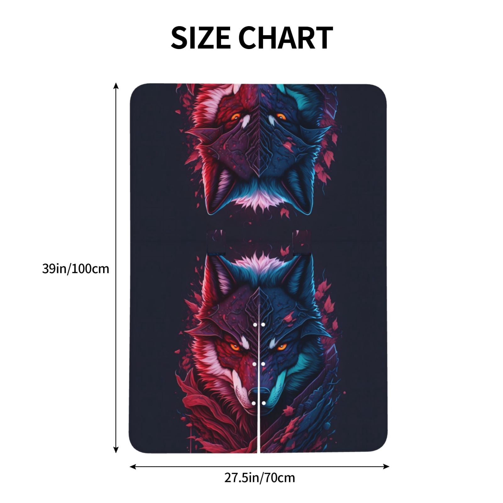 Car Seat Cover Baby - Cool Wolf Head Breathable Infant Car Seat Cover for Baby Carseat, Lightweight Comfort Baby Essentials Must Haves Newborn Stuff for Girl Boy
