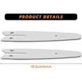 thumbnail image 3 of 2 Pieces 4 Inch Mini Chainsaw Guide Plate Replacement Guide Bar for 4 Inch Electric Chainsaw Parts Accessories,2 x Mini chainsaw guide plates,Silver, 3 of 8