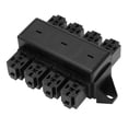 thumbnail image 2 of Blade Fuse Holder, 20 Slots Fuse Relay Box Easy To Install Flame Retardant 8 Way Large Capacity Sturdy  For Ships, 2 of 8